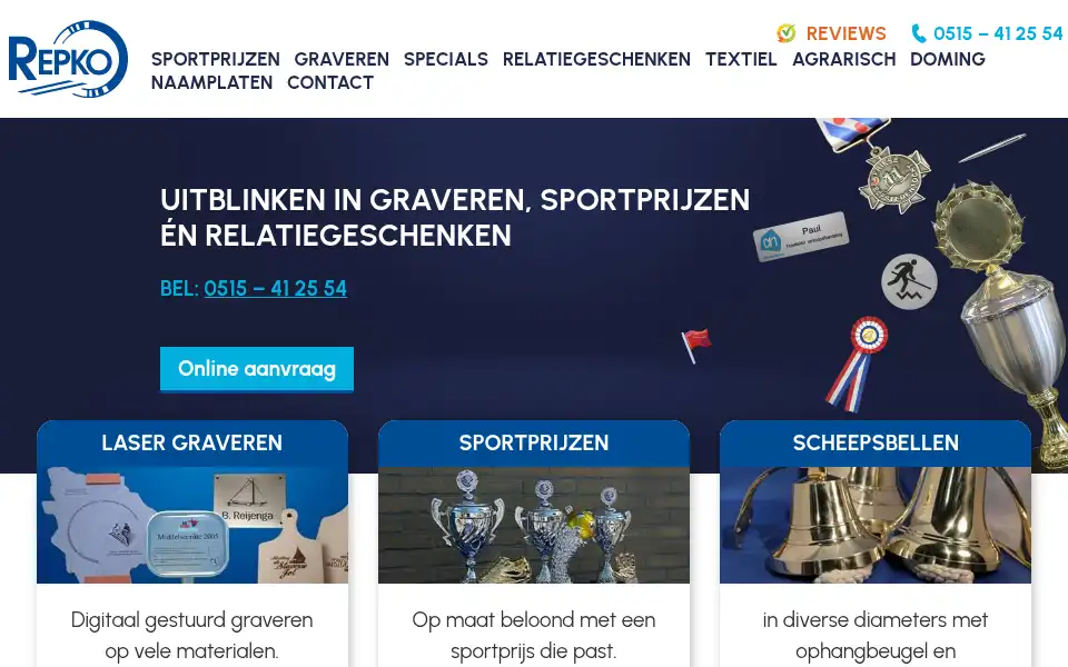 Screenshot of repko.nl
