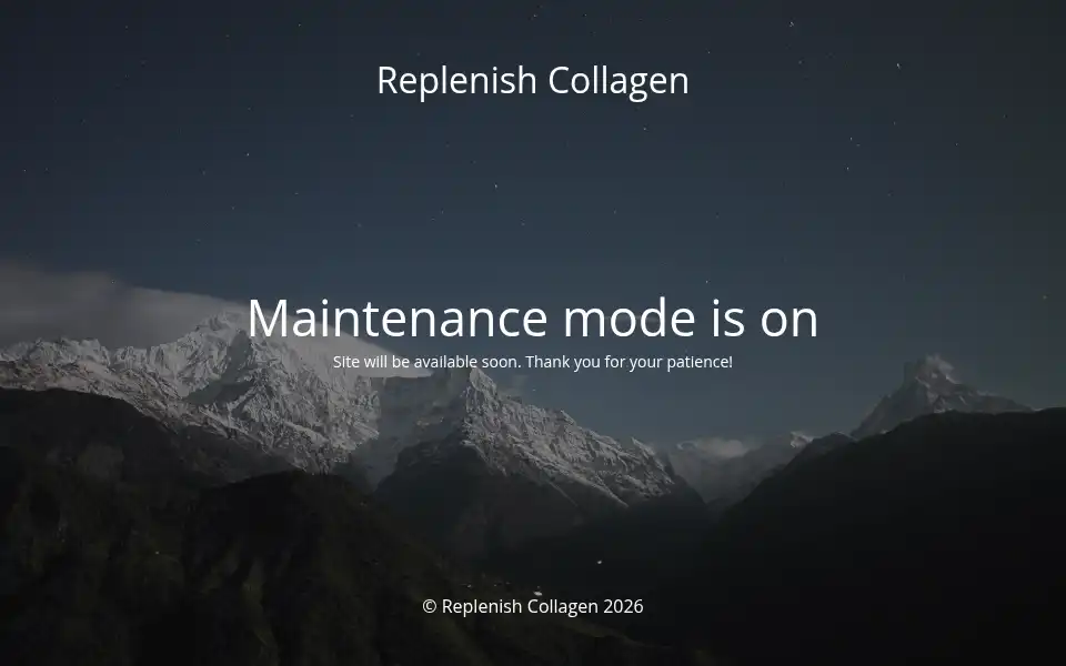 Screenshot of replenishcollagen.com