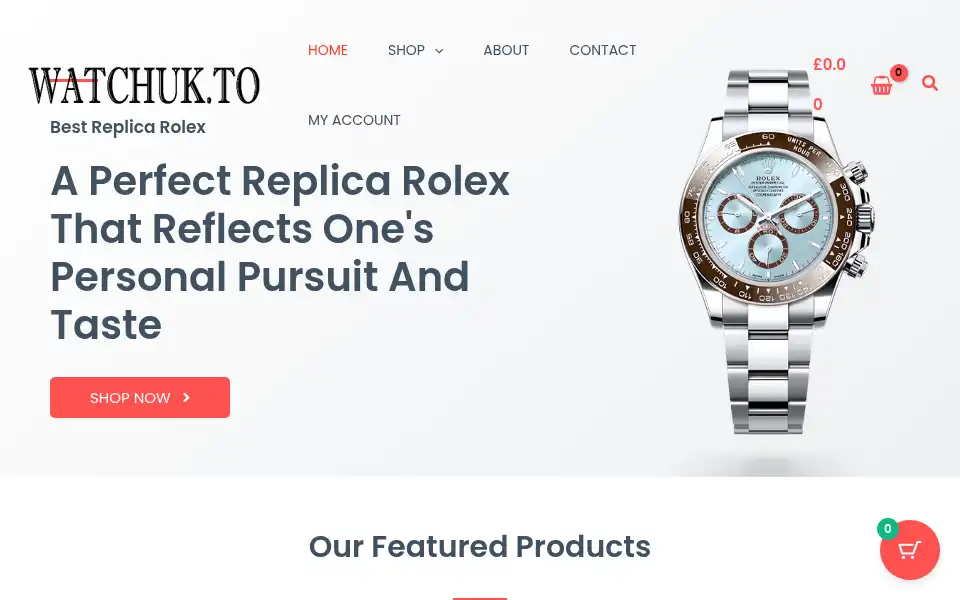 Screenshot of replicawatches.si