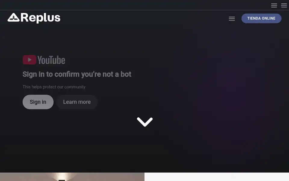 Screenshot of replus.es