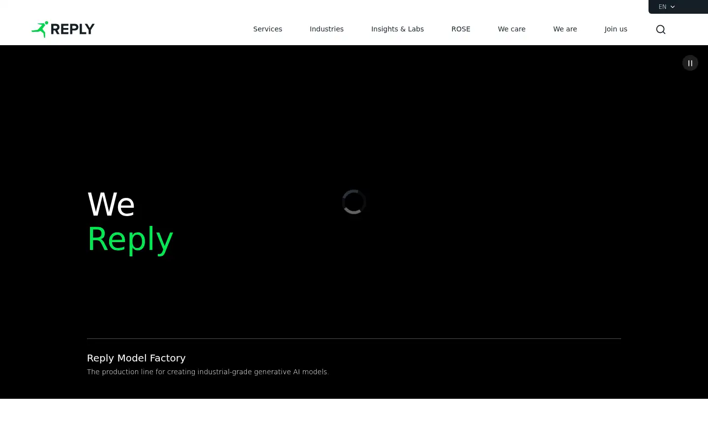 Screenshot of reply.com