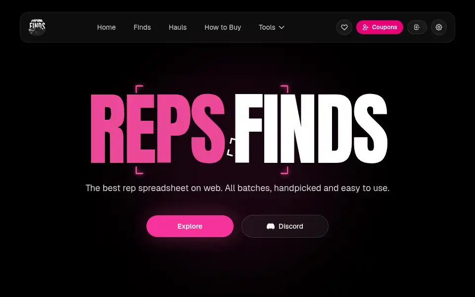 Screenshot of repsfinds.net