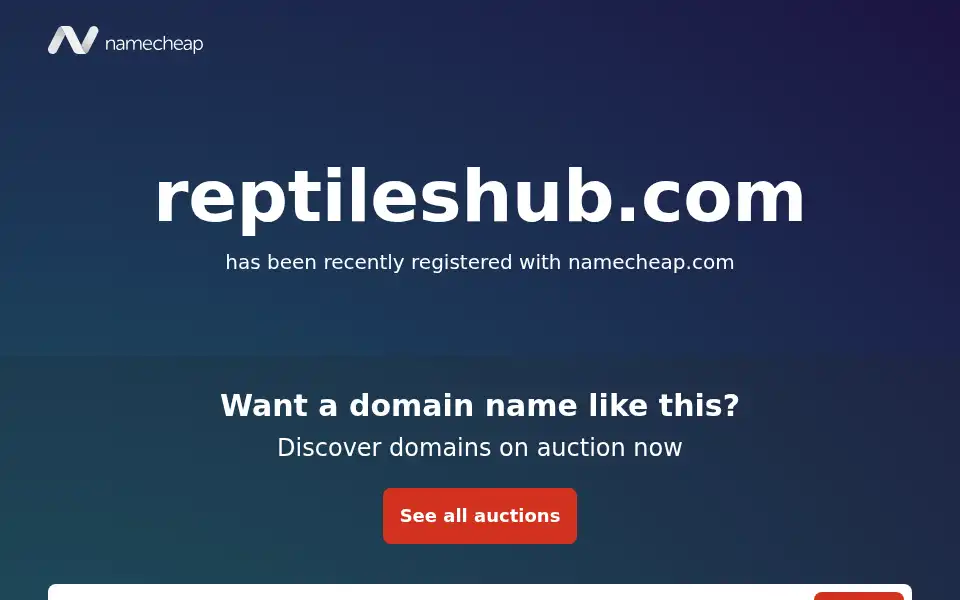 Screenshot of reptileshub.com