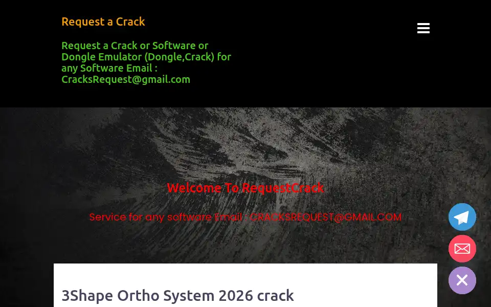 Screenshot of requestcrack.net