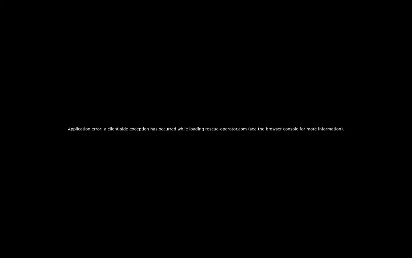 Screenshot of rescue-operator.com