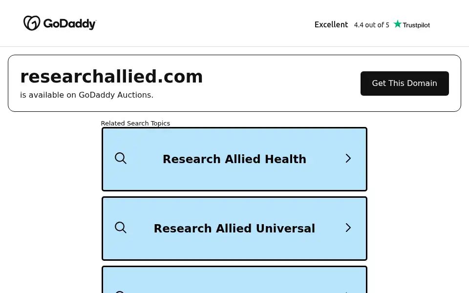 Screenshot of researchallied.com