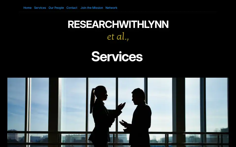Screenshot of researchwithlynn.com