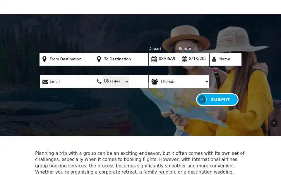 Screenshot of reservationsspot.com