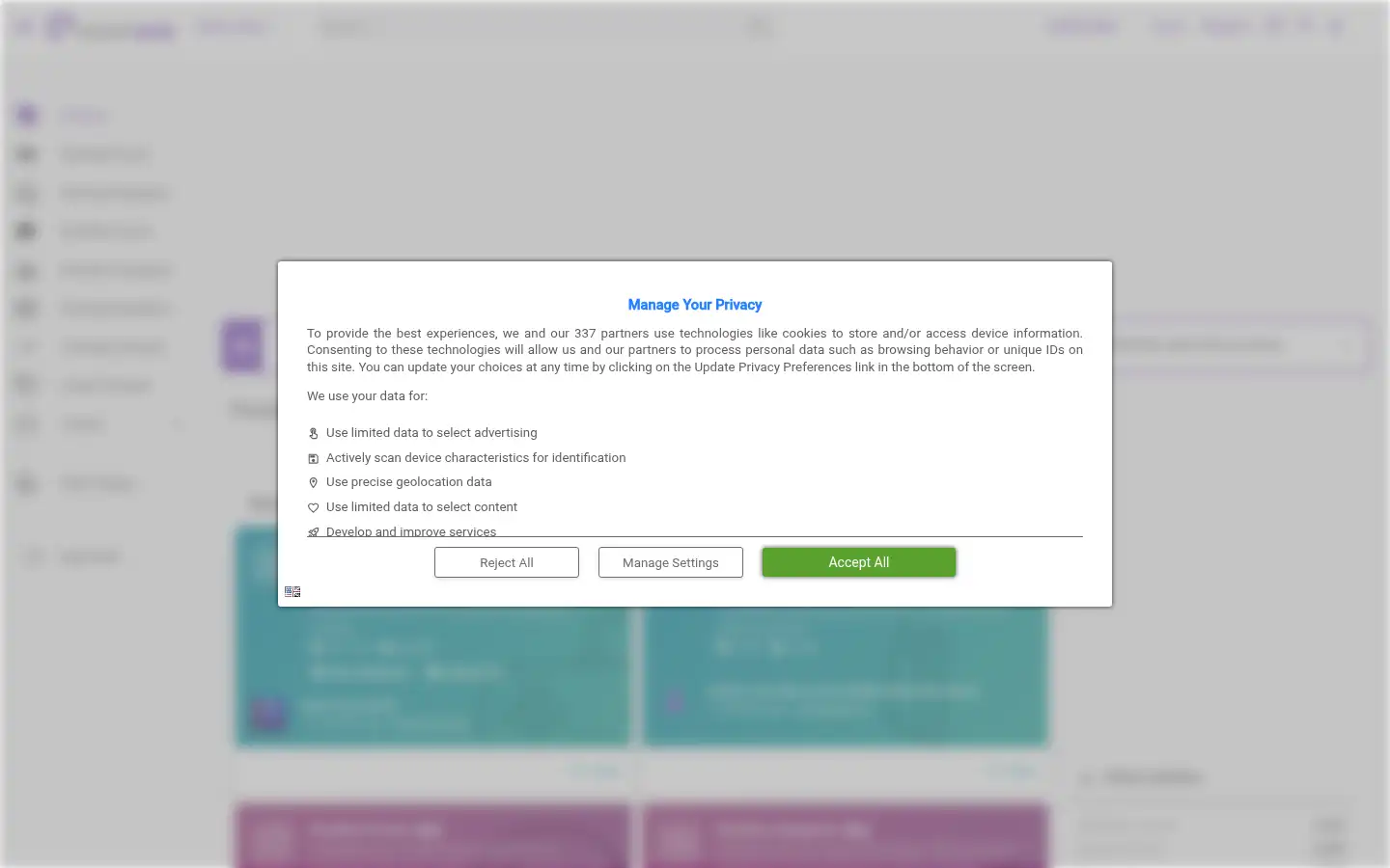 Screenshot of resetera.com