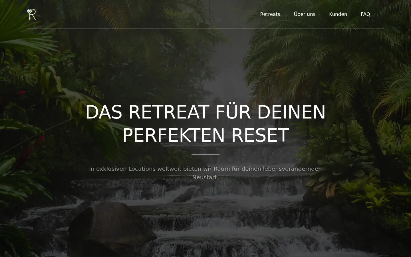 Screenshot of resetretreat.at