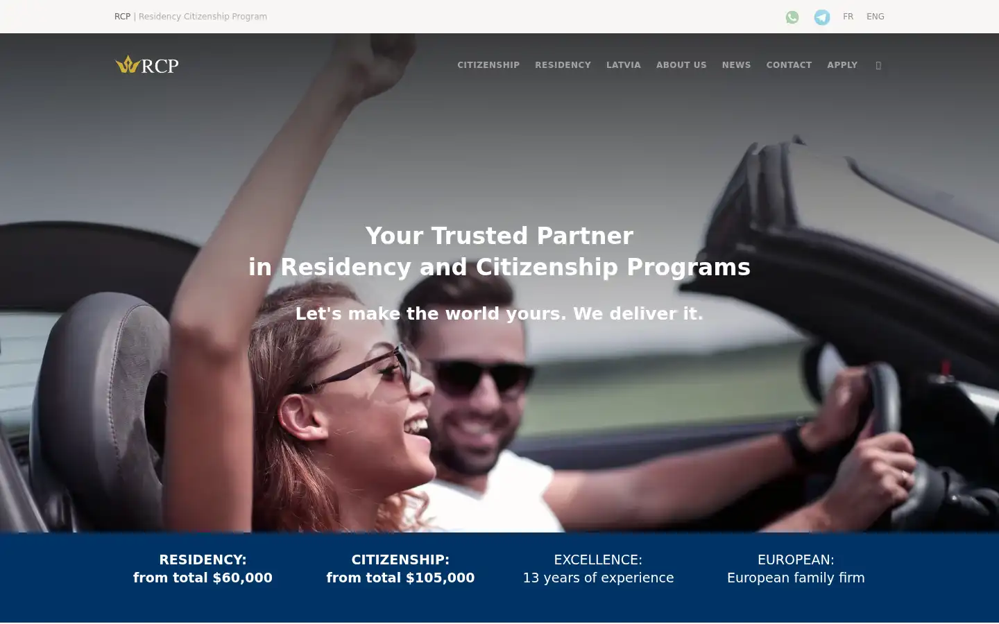 Screenshot of residency-bond.eu
