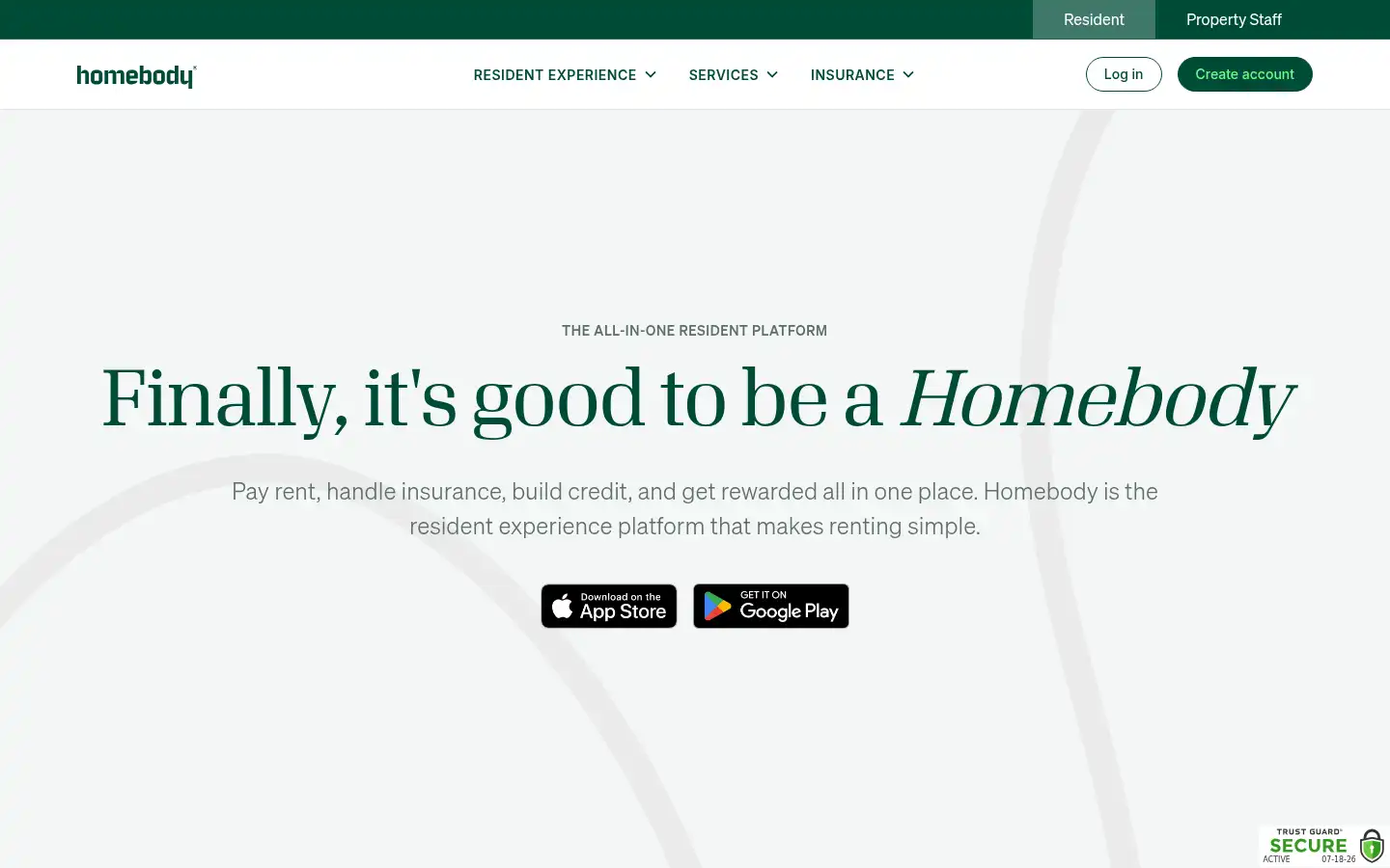 Screenshot of residentinsure.com