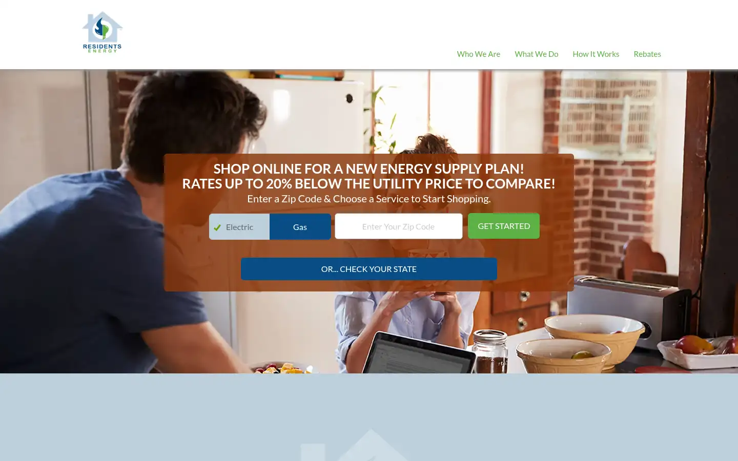 Screenshot of residentsenergy.com