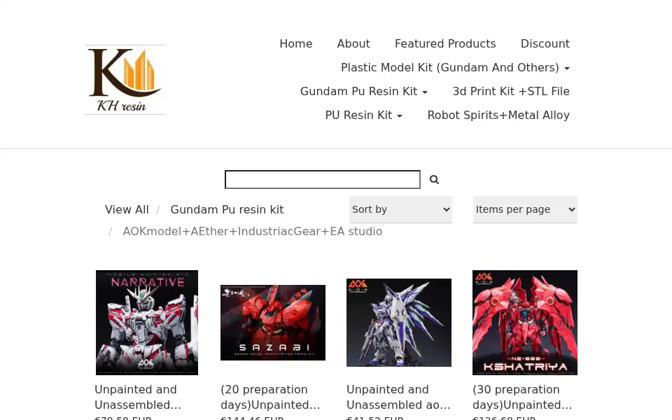 Screenshot of resinkit189.shoplineapp.com