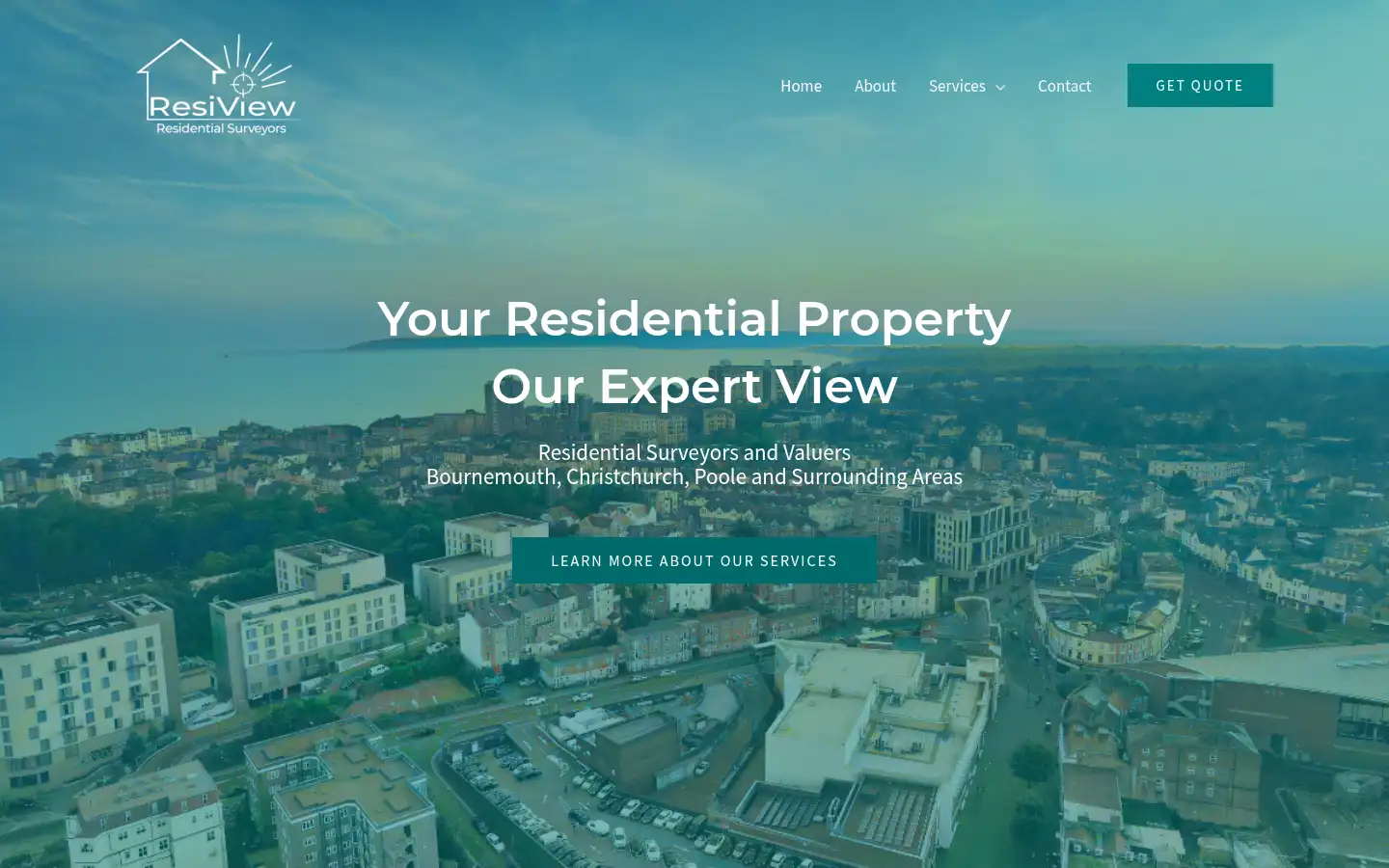 Screenshot of resiview.co.uk