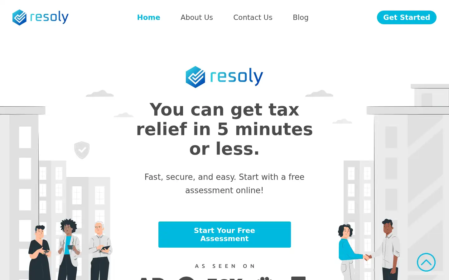 Screenshot of resoly.com