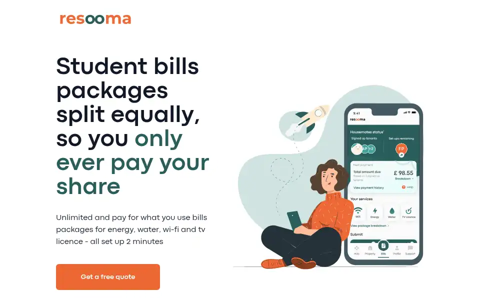 Screenshot of resooma.com