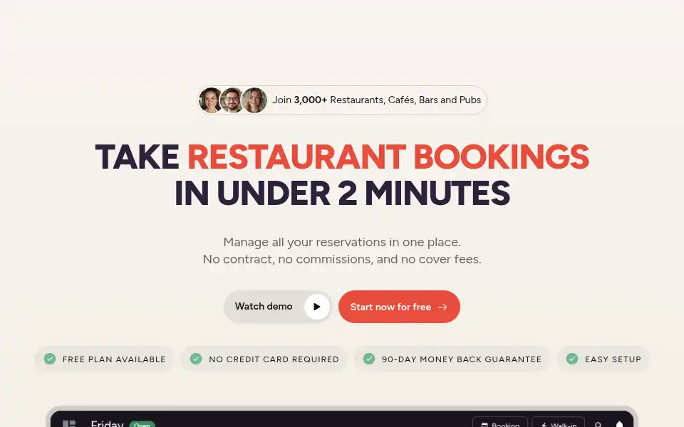 Screenshot of resos.com