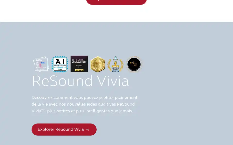 Screenshot of resound.com