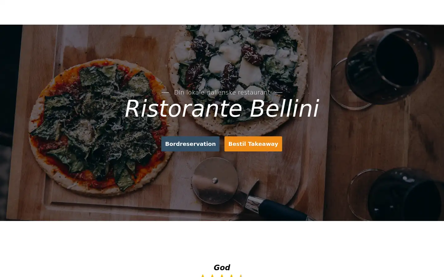 Screenshot of rest-bellini.dk