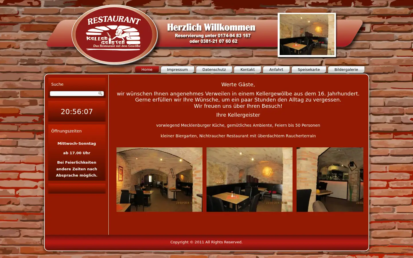 Screenshot of restaurant-kellergeister.com