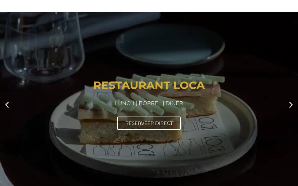 Screenshot of restaurant-loca.nl