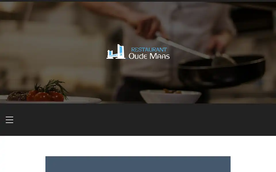 Screenshot of restaurant-oudemaas.nl