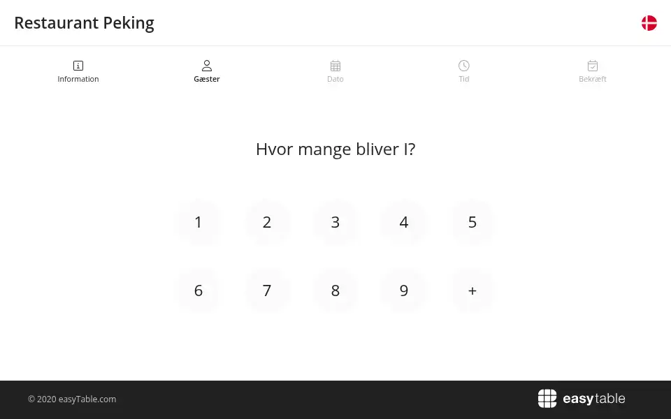 Screenshot of restaurant-peking.dk
