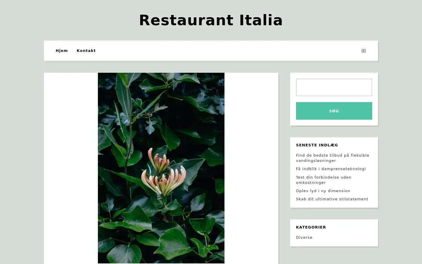 Screenshot of restaurantitalia.dk