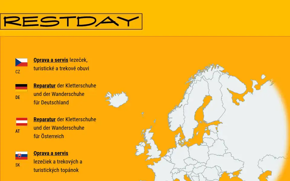 Screenshot of restday.eu