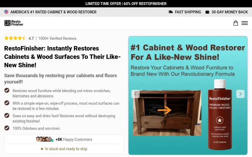 Screenshot of restofinisher.com