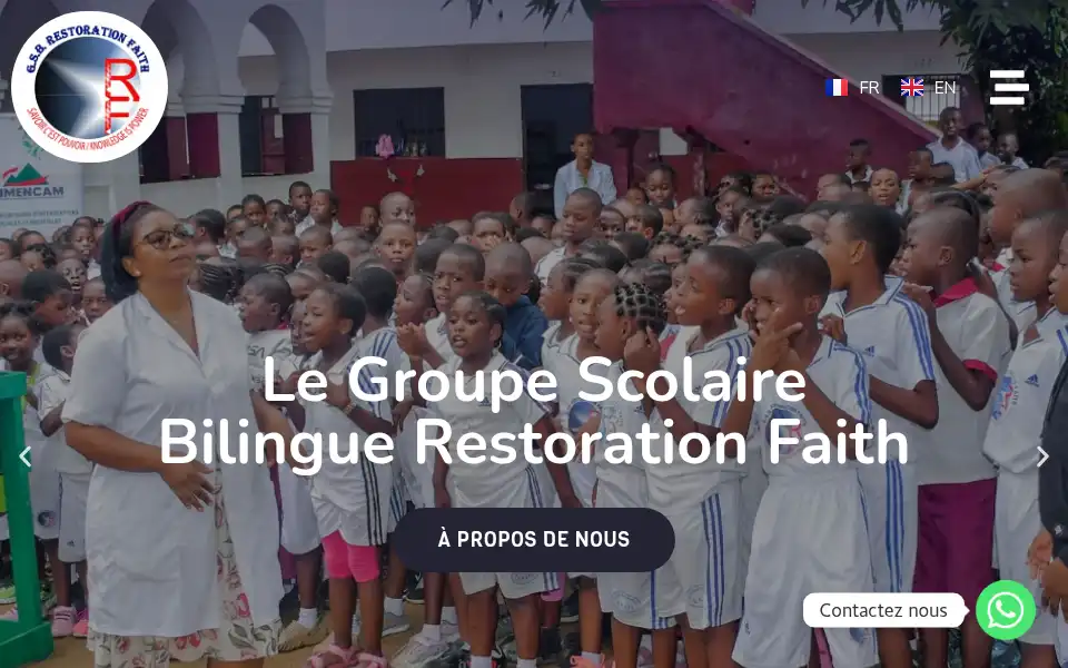 Screenshot of restorationfaith.cm