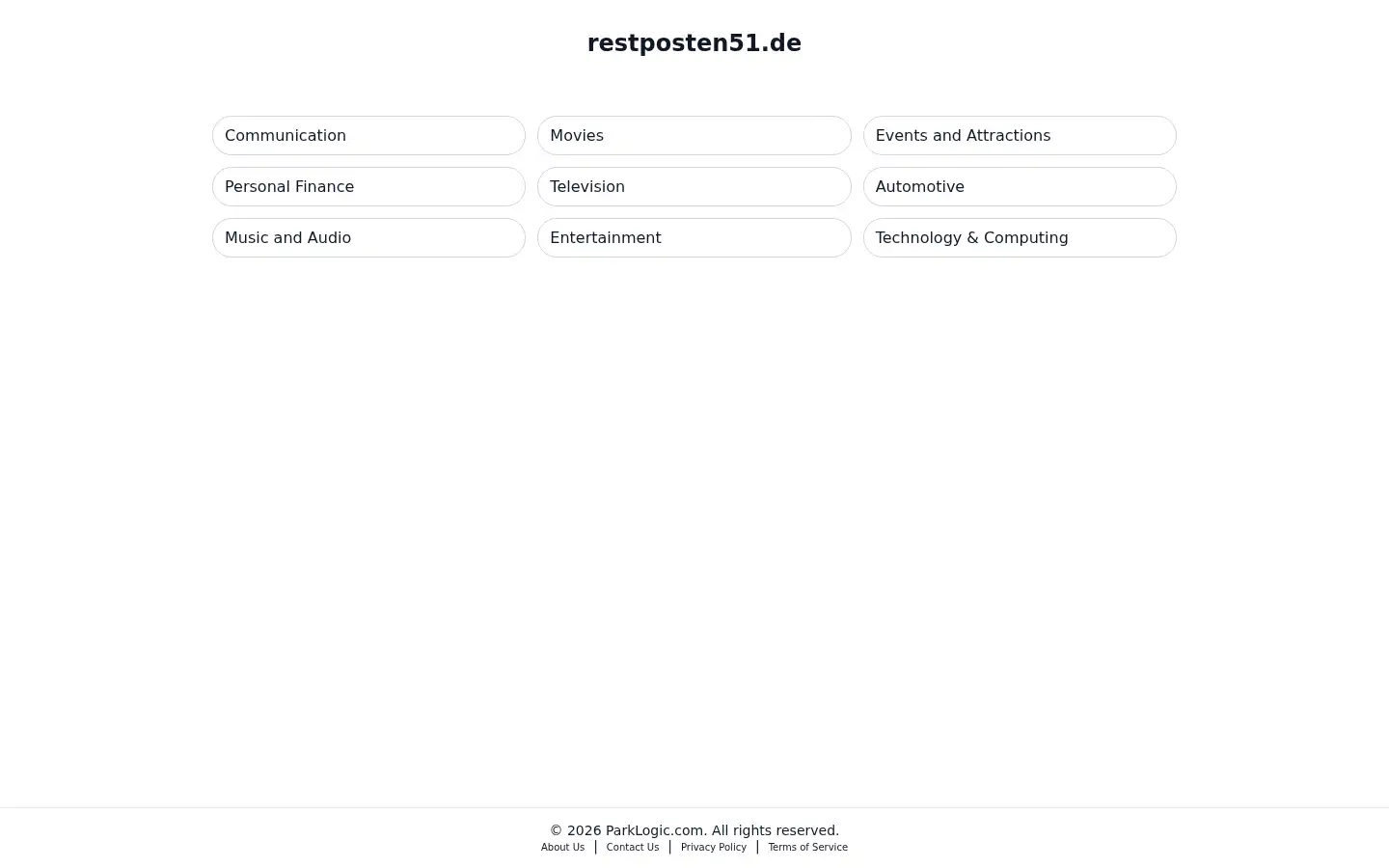 Screenshot of restposten51.de