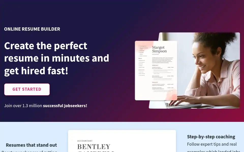 Screenshot of resume-masters.com