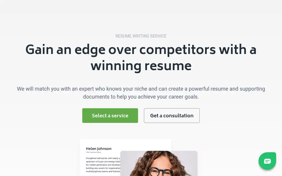 Screenshot of resumeedge.com