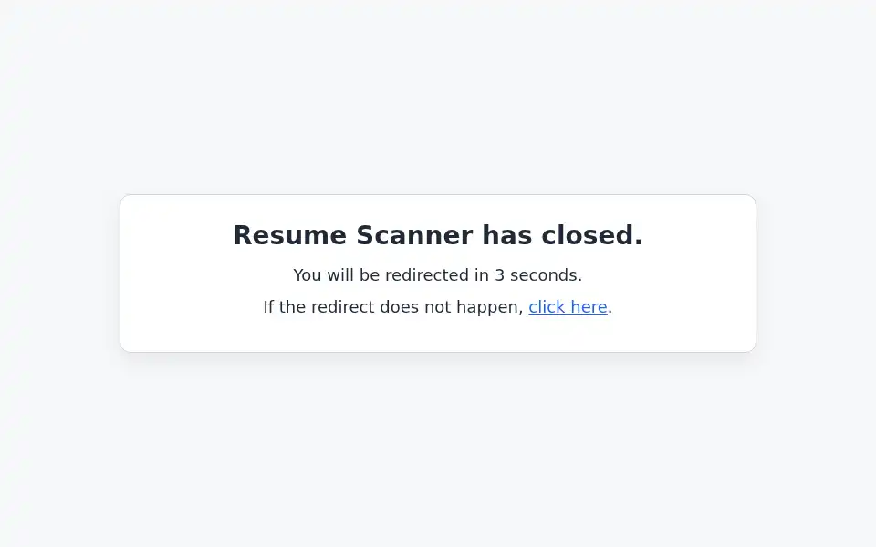 Screenshot of resumescanner.ai