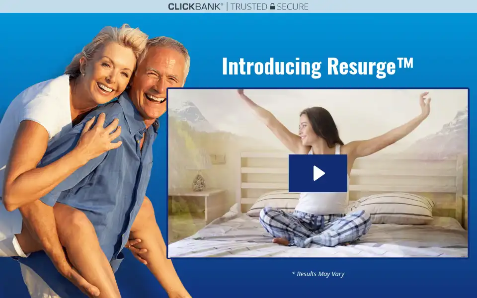 Screenshot of resurge.com