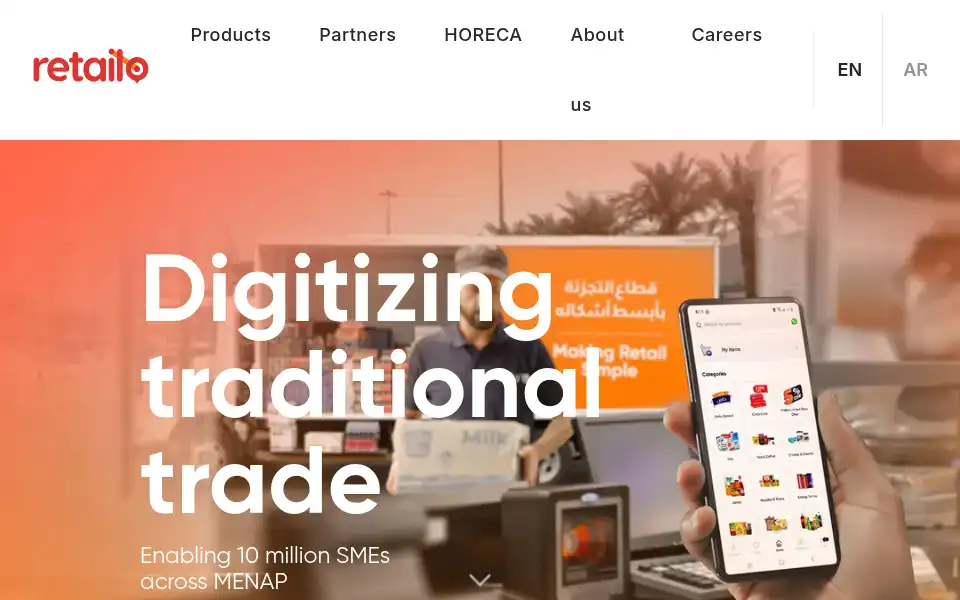 Screenshot of retailo.co