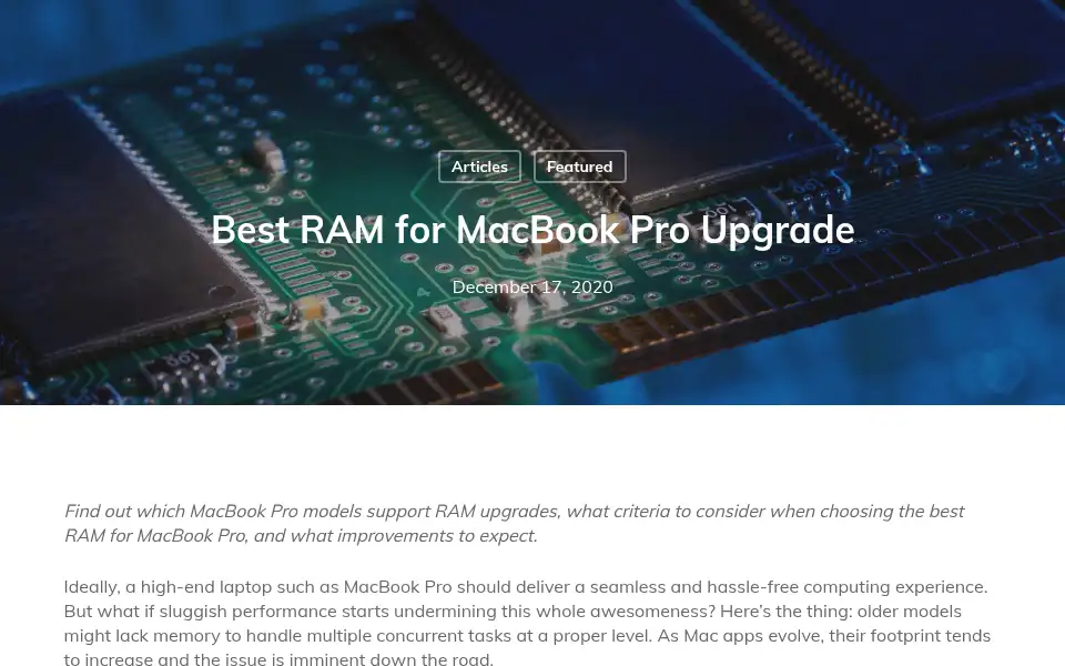 Screenshot of retinamacapps.com