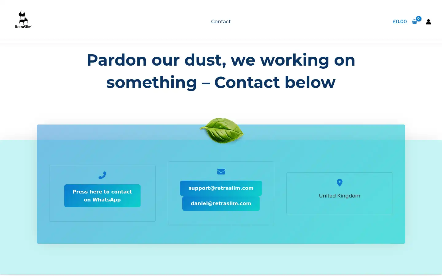 Screenshot of retraslim.com