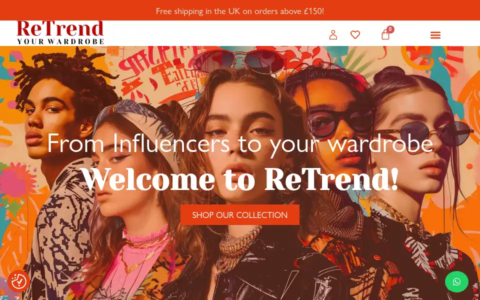 Screenshot of retrend.uk