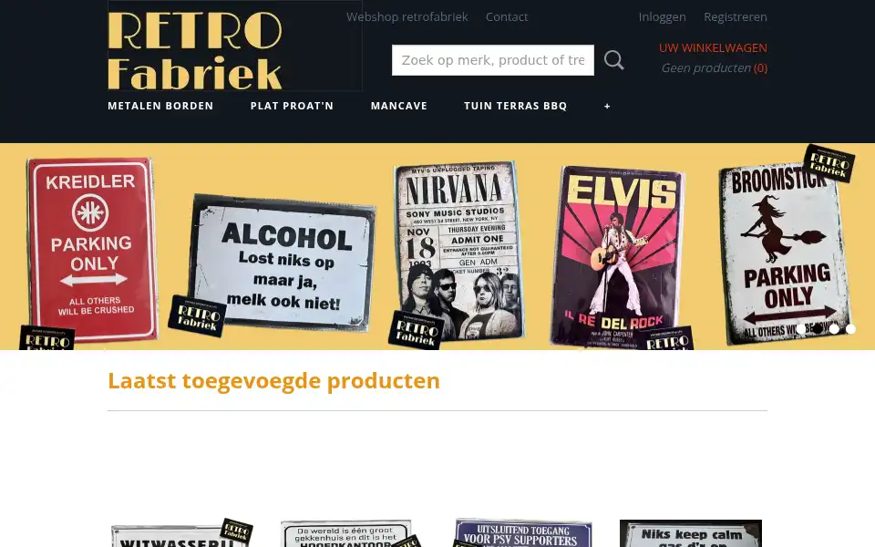 Screenshot of retro-fabriek.nl