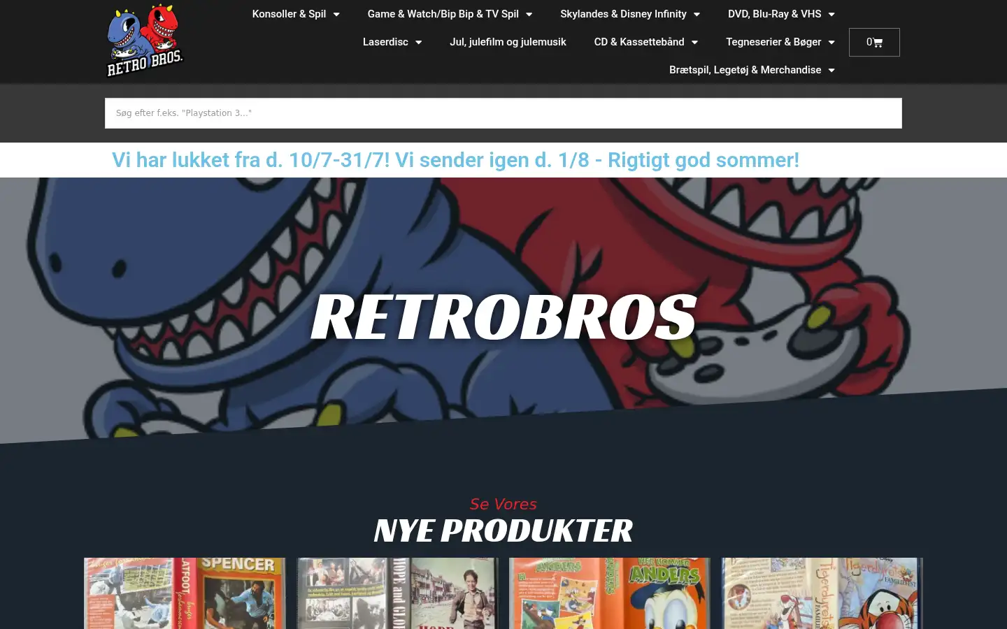 Screenshot of retrobros.dk