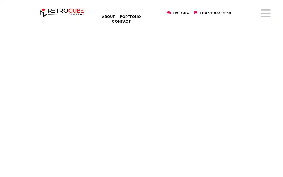 Screenshot of retrocubedigital.com