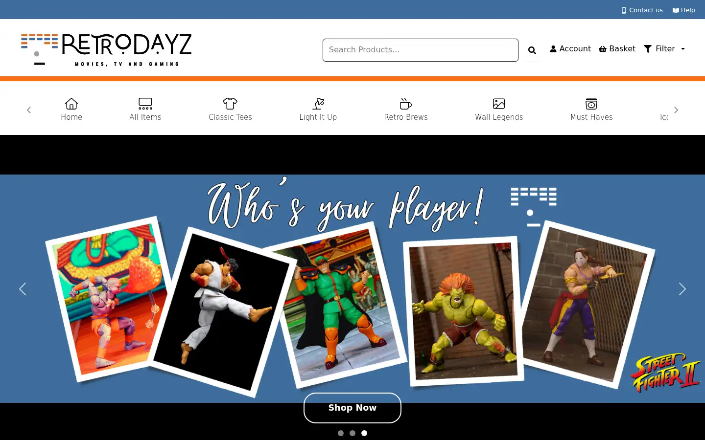 Screenshot of retrodayz.co.uk