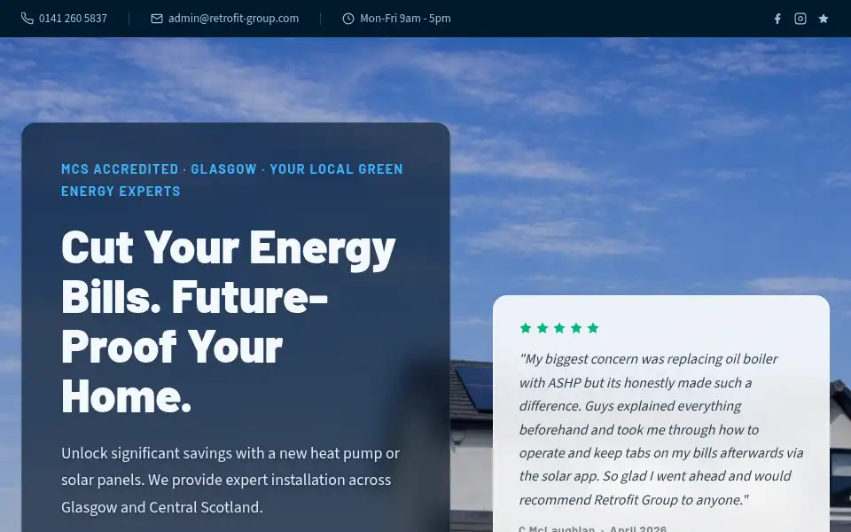 Screenshot of retrofit-group.com