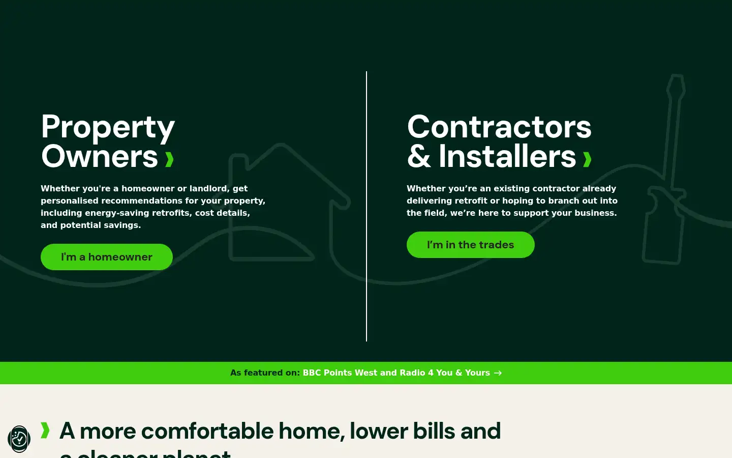 Screenshot of retrofitwest.co.uk