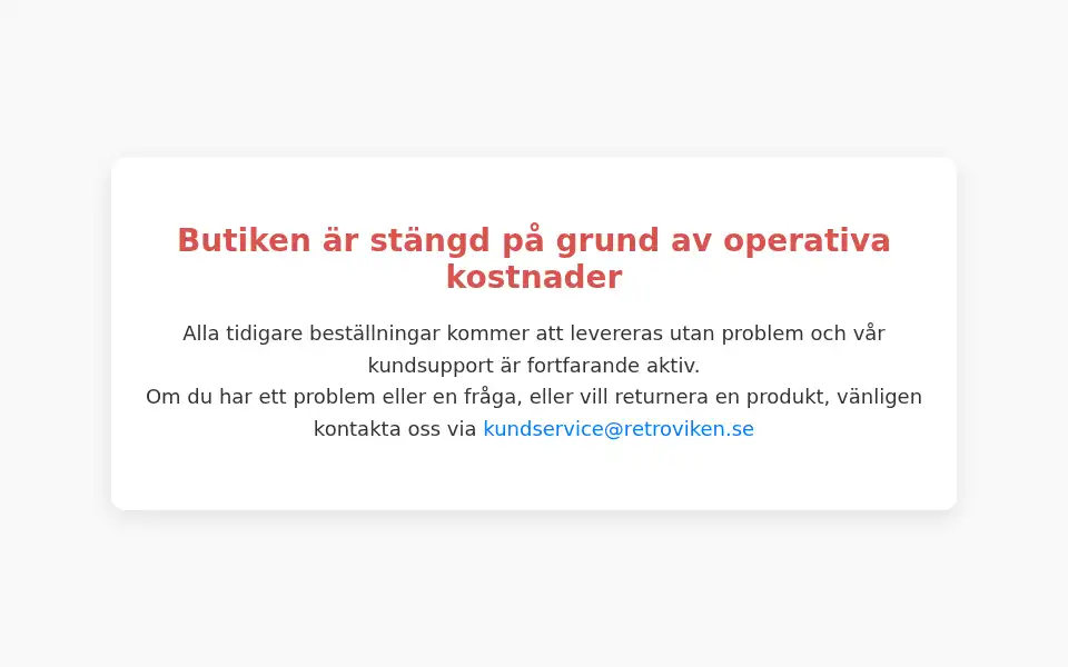 Screenshot of retroviken.se