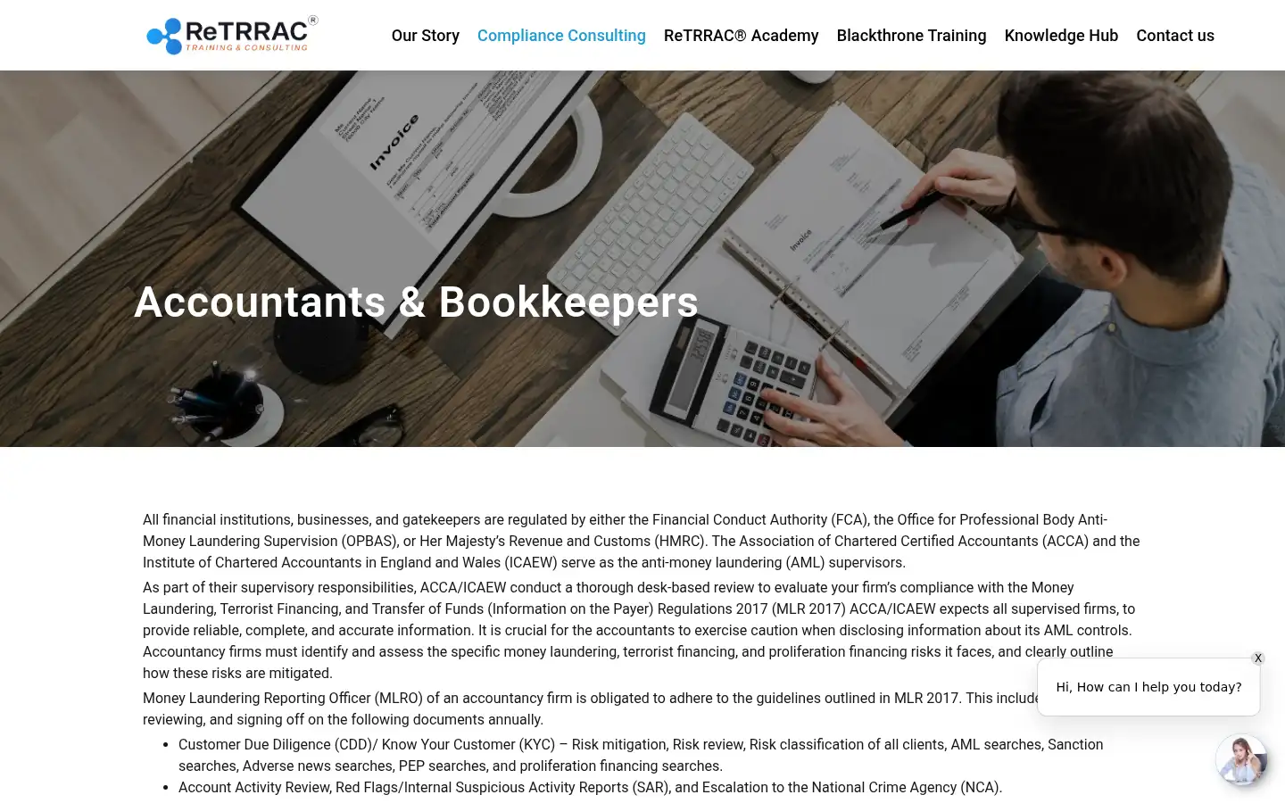 Screenshot of retrrac.org