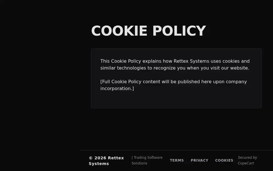 Screenshot of rettex-systems.com